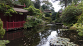 De Japanse tuin in Compton Acres