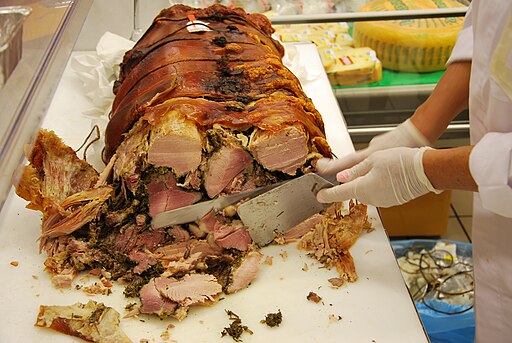 Porchetta in Macerata, Marche