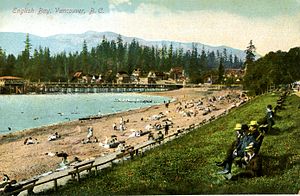 English Bay, Vancouver, Canada.