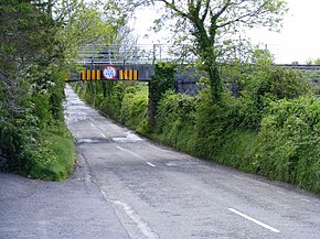 Railway bridge over R347 - Ballyboy Townland - geograph.org.uk - 1314727.jpg