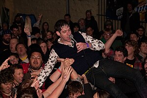 Wiebe with the Riverboat Gamblers in 2010