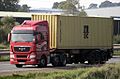 Sattelanhänger mit 40-Fuß-Container