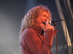 Robert Plant na festivalu Green Man Festival ve Walesu, 2007