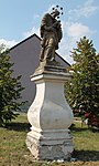 Rostěnice-Zvonovice, Rostěnice, socha sv. Jana Nepomuckého (2017-08-26; 01).jpg