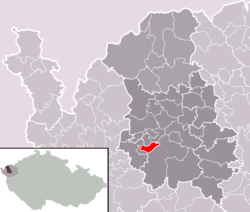 Localização de Šabina