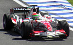 Sakon Yamamoto au volant de la Super Aguri SA06 lors du Grand Prix du Brésil 2006.