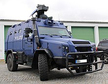 Sonderwagen 5 of the Saxony State Police Saxony State Police Survivor R (2).jpg