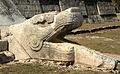 Głowa węża - detal z Świątyni Kukulkana