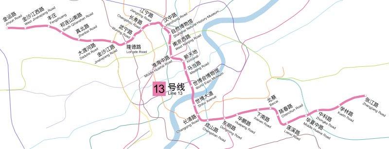 Shanghai Metro Line 13.svg