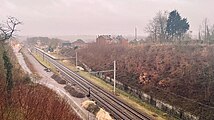 Zicht op het station