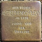 Stolperstein für Alfred Henoch Levy