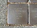 der Stolperstein für Karl Eugen Falk