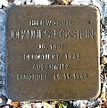 Stolperstein für Johannes Eckstein