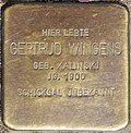 Stolperstein für Gertrud Wingens (Dasselstraße 22)