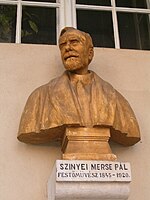 busta P. Szinyei Merseho v Szegede