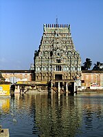 View of the temple taank from the temple tank