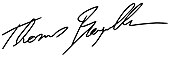 signature de Thomas Bangalter