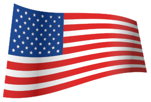 An SVG waving US American Flag.