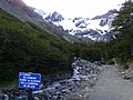 Camino hacia el glaciar.