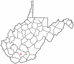 Location of Sophia, West Virginia