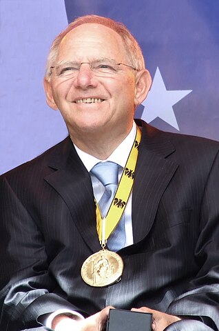 Wolfgang Schäuble, Karlspreis, 2012