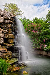 A waterfall in the zoo. Zoo Waterfall - HDR (15877310895).jpg