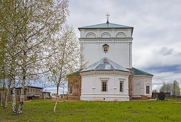 353. Троицкая церковь, Медяны, Юрьянский район Автор — Новинская Г.