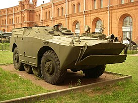 Боевая машина 9П110 в Военно-историческом музее артиллерии, инженерных войск и войск связи в Санкт-Петербурге