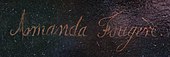 signature d'Amanda Fougère