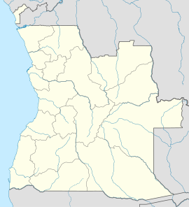 Uíge ubicada en Angola