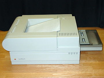 Apple Laserwriter II, אחת ממדפסות הלייזר הראשונות