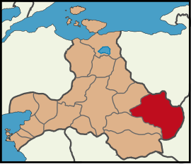 Map showing Dursunbey District in Balıkesir Province