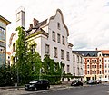 Diakonissenhaus, Erweiterungsbau von Haus Bethanien Landeskronstraße 57, Kopfbau mit der Landeskronstraße