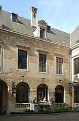 Southern facade of the courtyard