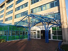 Main entrance on the Talbot Campus Bournemouth Uni entrance.jpg