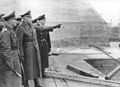 Эрвин Роммель инспектирует базу 18 февраля 1944 года
