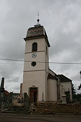 The church in Cerre-lès-Noroy