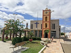 Detalhe da Praça e da Igreja Matriz