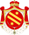 Arms of Lucien Bonaparte, Prince of Canino and Musignano