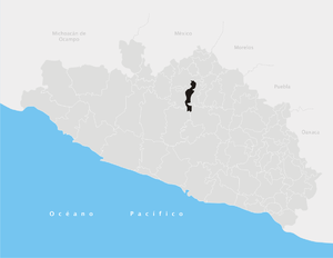 Municipality o Cuetzala del Progreso in Guerrero