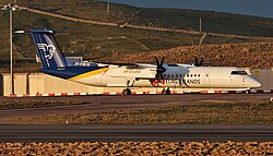 De Havilland DHC-8-400 der Air Iceland