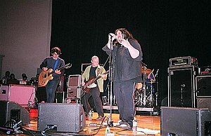 Deep Wound performing in Northampton, Massachusetts in April 2004