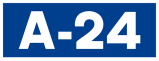 Autovía A-24 shield}}