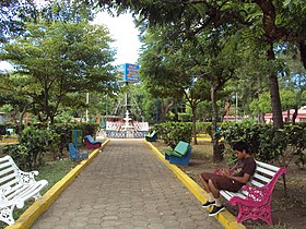 Parque Central de El Rosario.