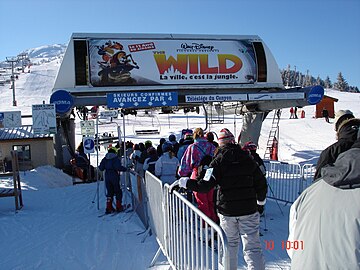 La télésiège Canyon en 2006.