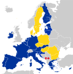 De lannen dy't de euro brûke.