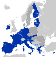 Eurozone map