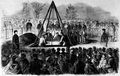 Laying the cornerstone in 1864
