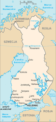 Mapa Finlandii