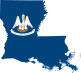 Flag-map of Louisiana.svg